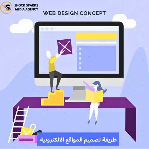 طريقة تصميم المواقع الالكترونية